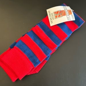 NEW: Soyad Sport Socks - Medium / Size 7-11 Red & Blue Striped